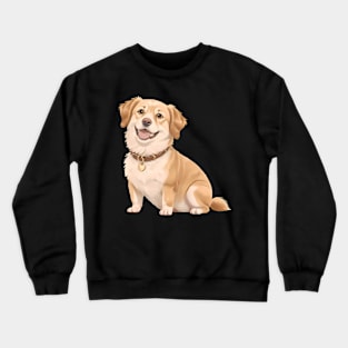 Cheerful Golden Gaze Crewneck Sweatshirt